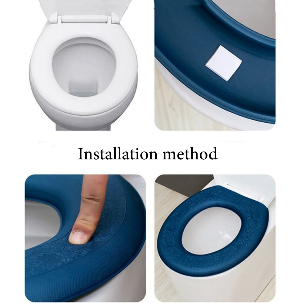 Waterproof Foam Padded Toilet Seat Cover by HitMyNeed