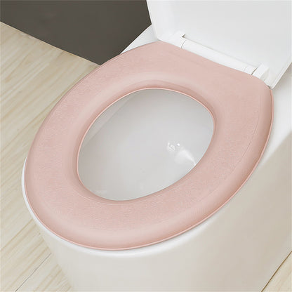 Waterproof Foam Padded Toilet Seat Cover cherry-blossom-pink by HitMyNeed