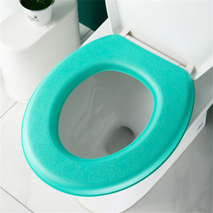 Waterproof Foam Padded Toilet Seat Cover green by HitMyNeed
