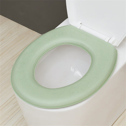 Waterproof Foam Padded Toilet Seat Cover matcha-green by HitMyNeed