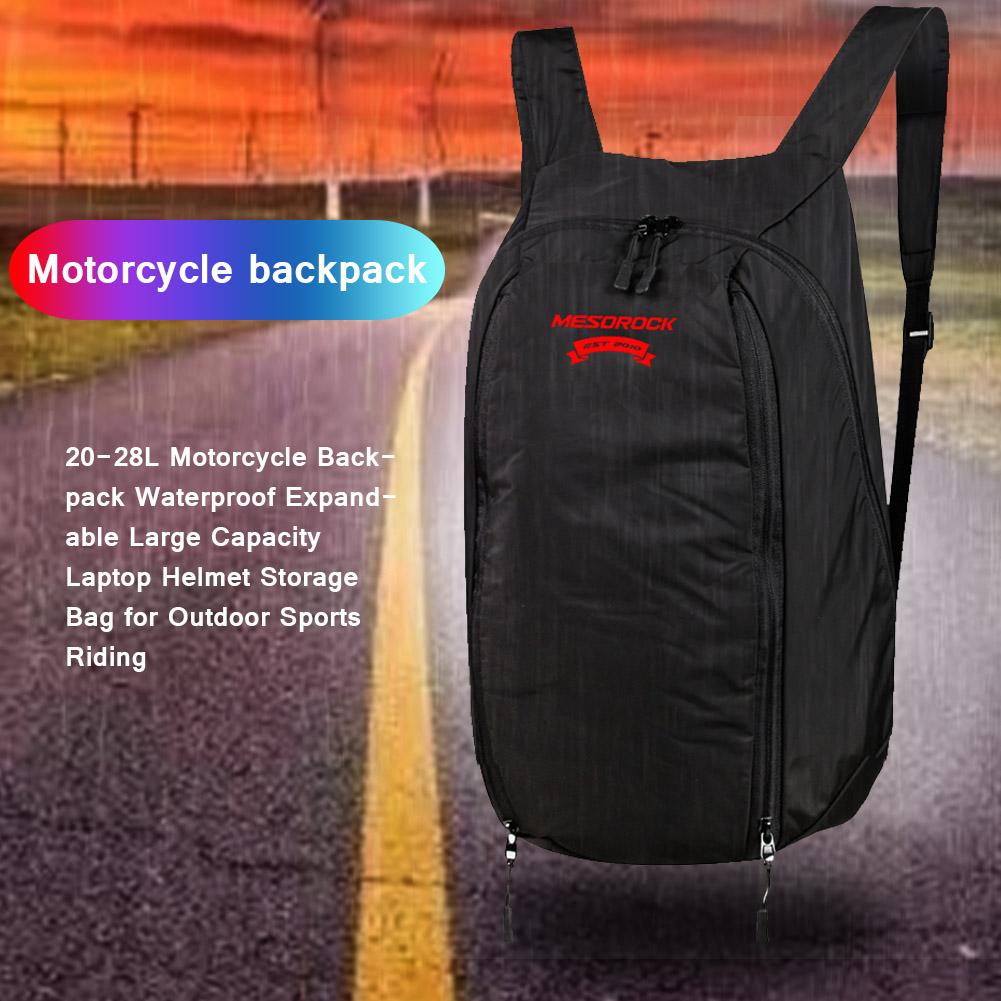 Waterproof Foldable Motorcycle Helmet Backpack by HitMyNeed