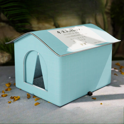 Waterproof Foldable Outdoor Pet Cave Bed basic-bule 42x42x42cm by HitMyNeed