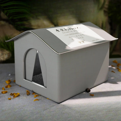 Waterproof Foldable Outdoor Pet Cave Bed basic-grey 36x36x36cm by HitMyNeed