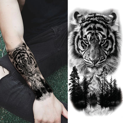 Waterproof Forest Animal Temporary Tattoo Sticker xqb-371 by HitMyNeed
