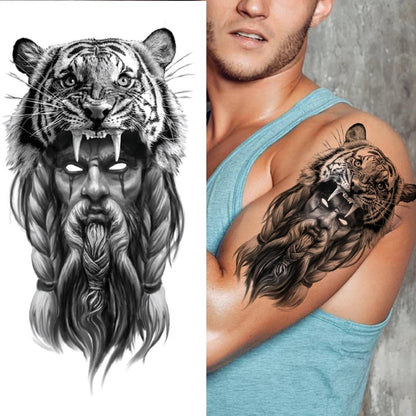 Waterproof Forest Animal Temporary Tattoo Sticker xqb-377 by HitMyNeed