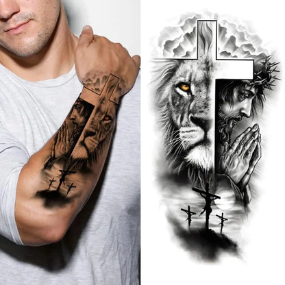 Waterproof Forest Animal Temporary Tattoo Sticker xqb-380 by HitMyNeed