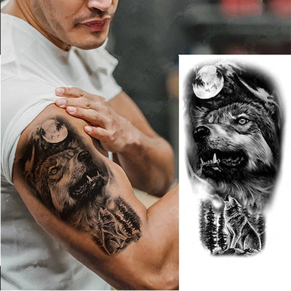 Waterproof Forest Animal Temporary Tattoo Sticker xqb-476 by HitMyNeed