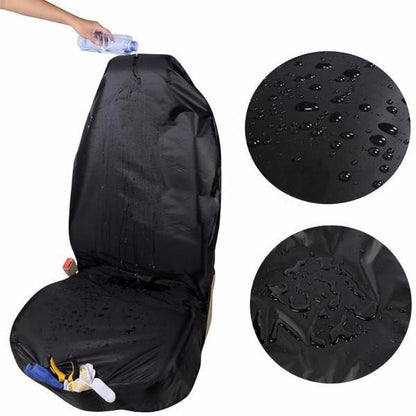 Waterproof Front Seat Cover with Pocket by HitMyNeed