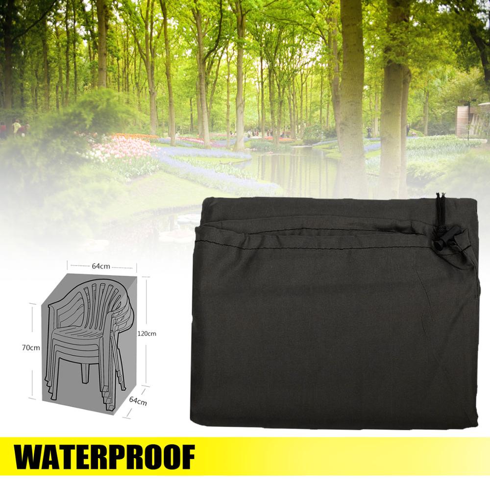 Waterproof Garden Chair Stack Cover with Storage Bag by HitMyNeed