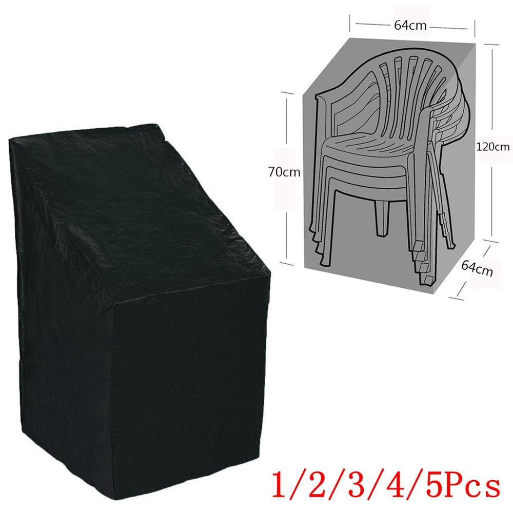 Waterproof Garden Chair Stack Cover with Storage Bag by HitMyNeed
