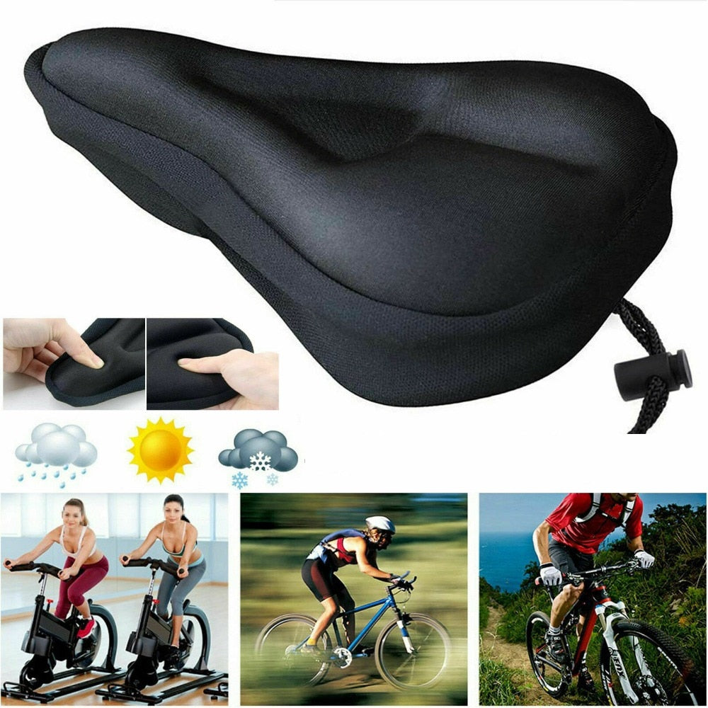 Waterproof Gel Bike Seat Cushion Cover by HitMyNeed