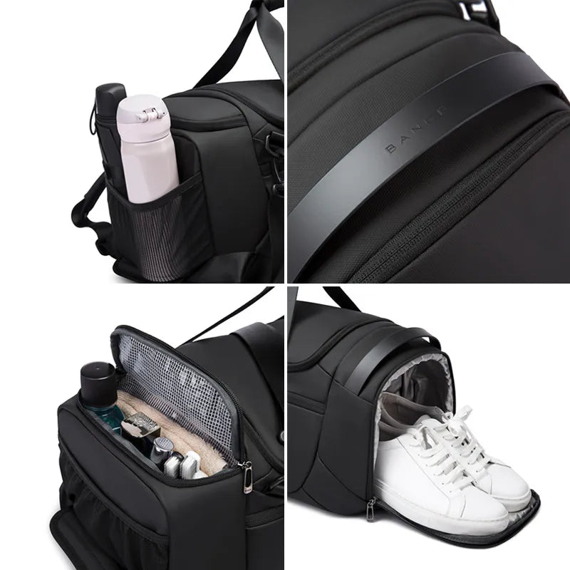 Waterproof Gym Sports Bag with Dry Wet Separation by HitMyNeed