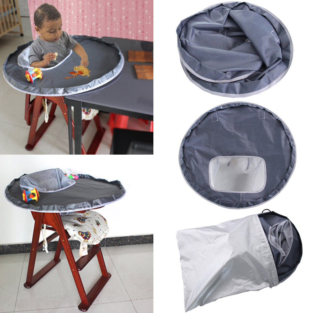Waterproof High Chair Splash Mat for Babies by HitMyNeed