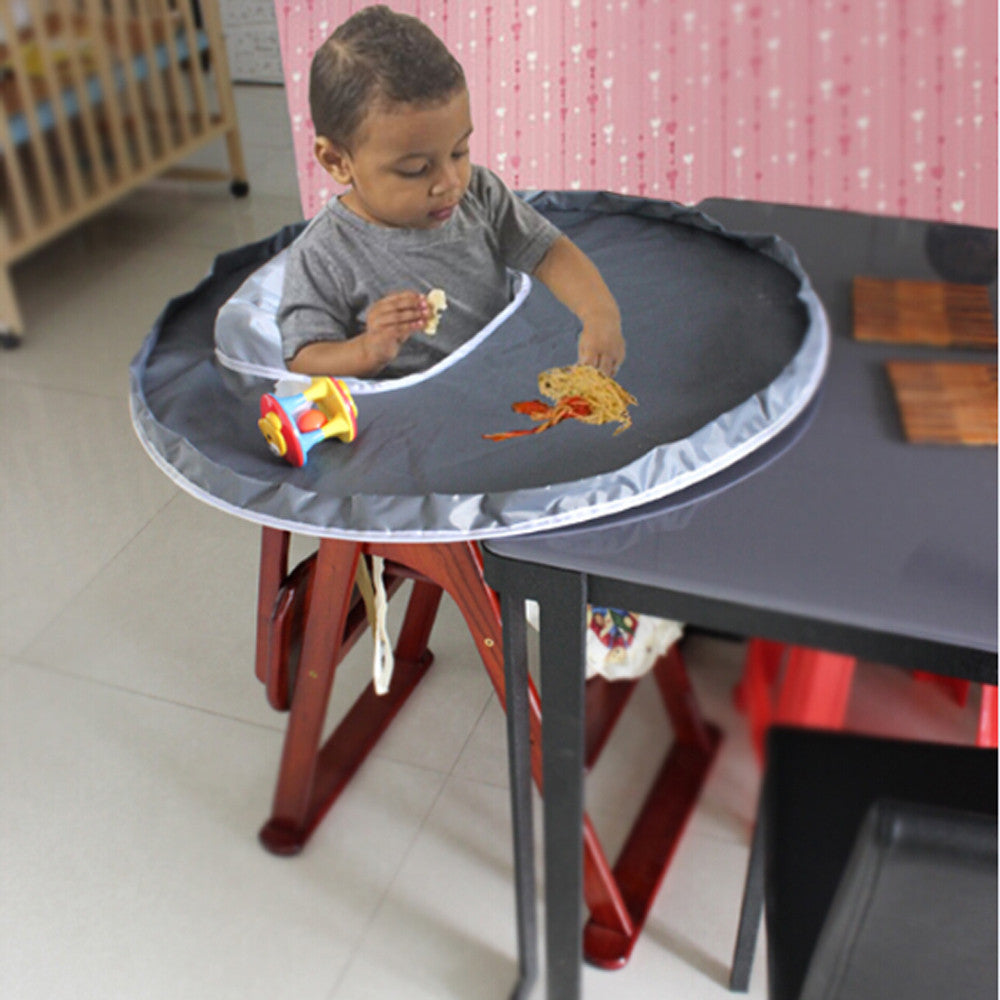 Waterproof High Chair Splash Mat for Babies by HitMyNeed
