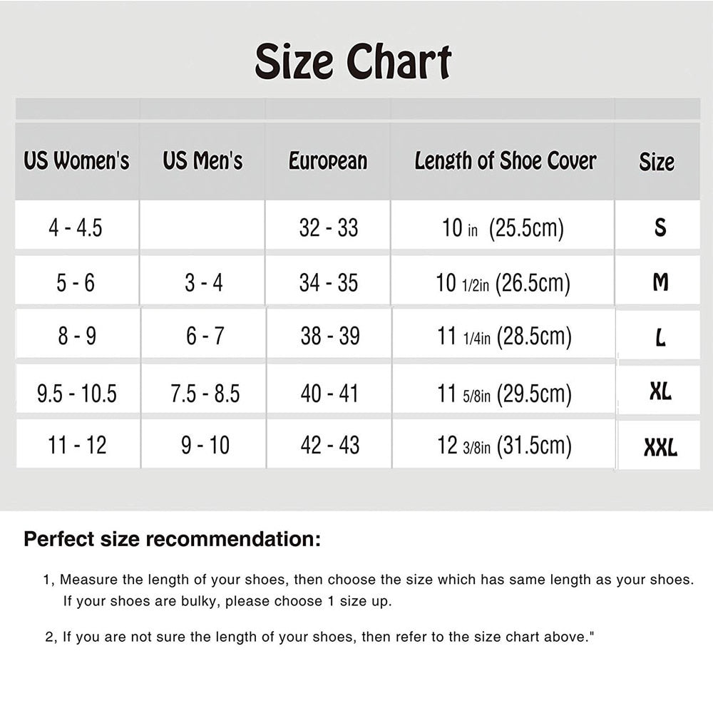 Waterproof High-Cut Shoe Covers with Zipper by HitMyNeed