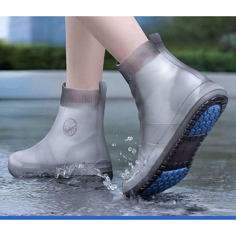 Waterproof High-Top Silicone Reusable Shoe Covers by HitMyNeed