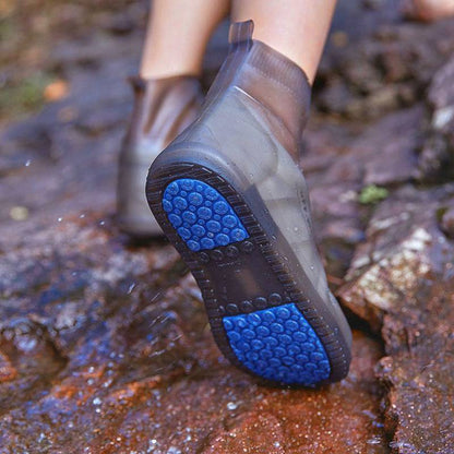 Waterproof High-Top Silicone Reusable Shoe Covers by HitMyNeed