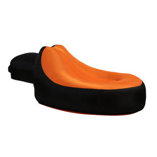 Waterproof Inflatable Lounge Chair & Camping Air Bed b012-black-orange by HitMyNeed
