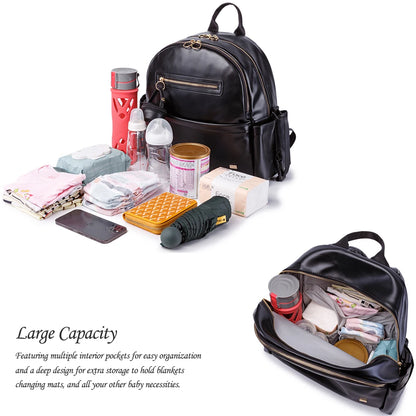 Waterproof Large Capacity Newborn Diaper Backpack by HitMyNeed