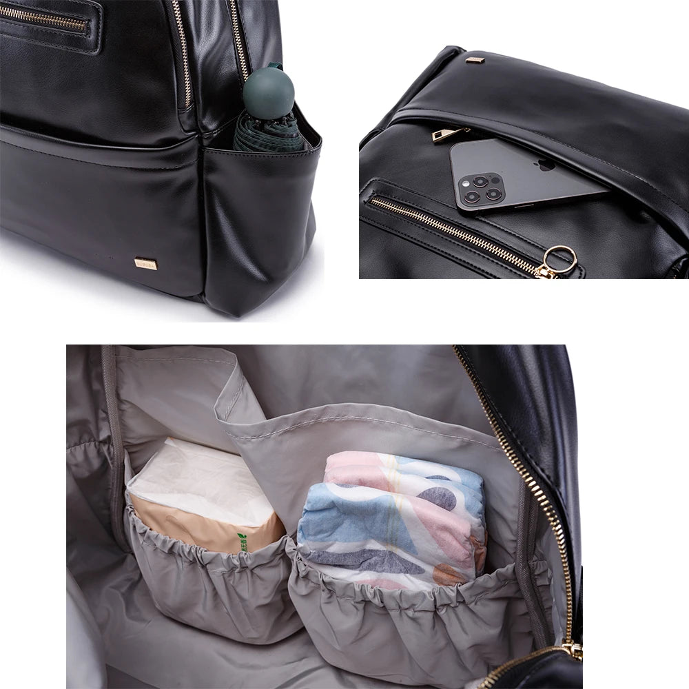 Waterproof Large Capacity Newborn Diaper Backpack by HitMyNeed