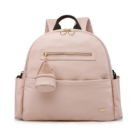 Waterproof Large Capacity Newborn Diaper Backpack pink by HitMyNeed