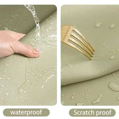 Waterproof Leather Table Cloth & Desk Mat by HitMyNeed