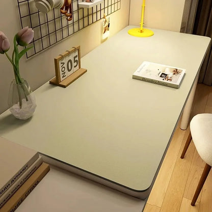 Waterproof Leather Table Cloth & Desk Mat khaki 60120cm by HitMyNeed