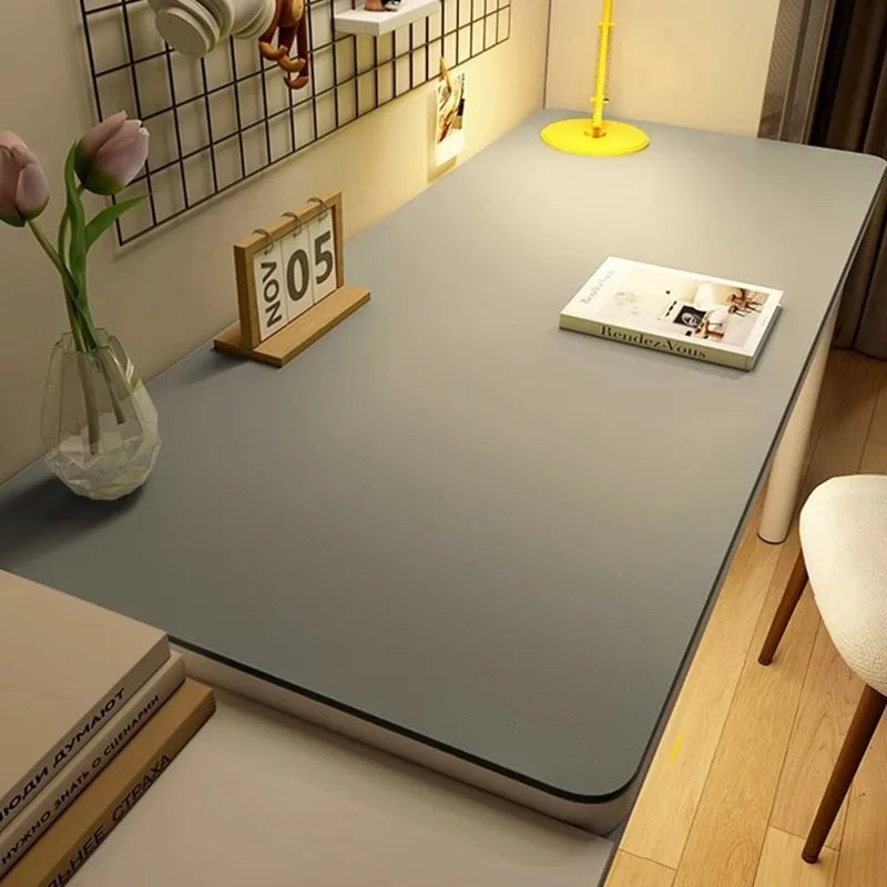 Waterproof Leather Table Cloth & Desk Mat light-grey 4060cm by HitMyNeed