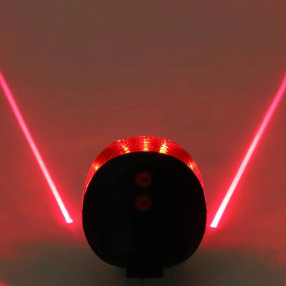 Waterproof LED Bicycle Tail Light with Laser Lane no-1 by HitMyNeed