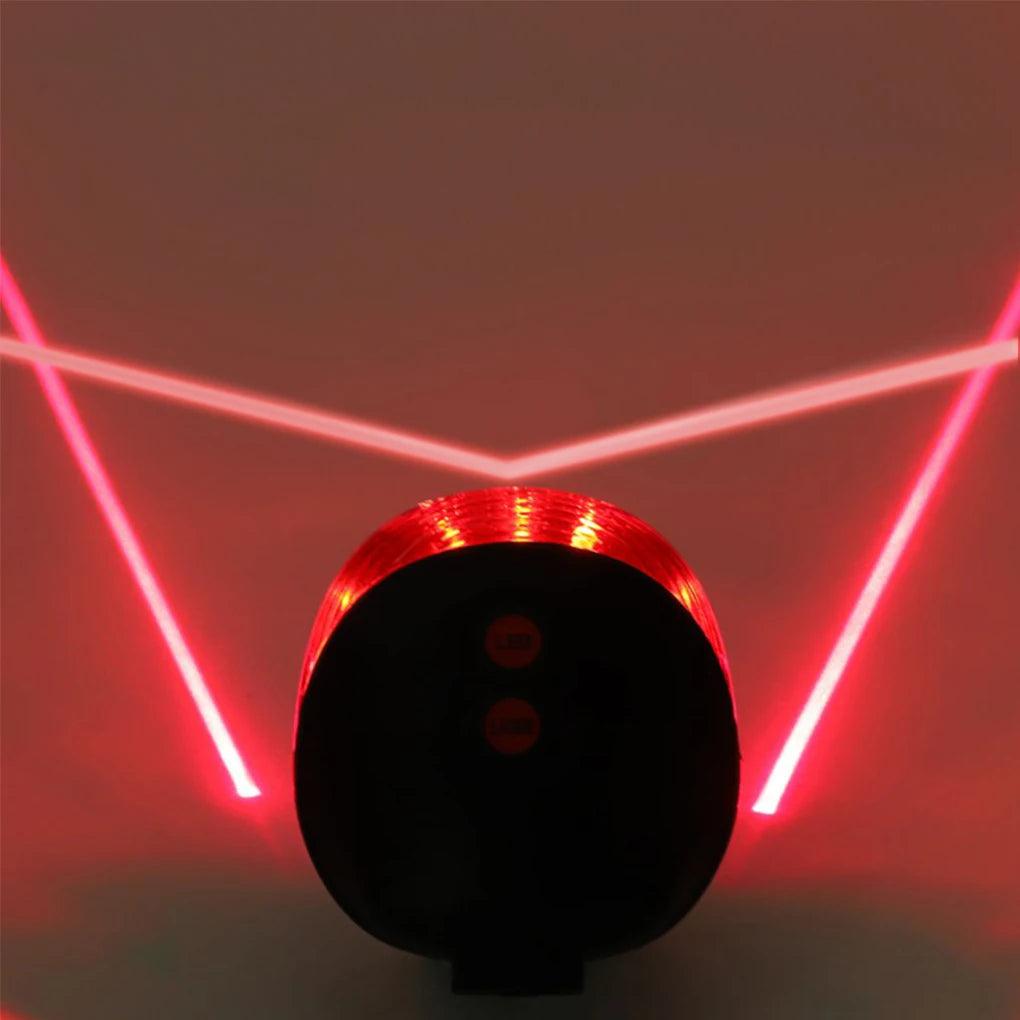 Waterproof LED Bicycle Tail Light with Laser Lane no-4 by HitMyNeed