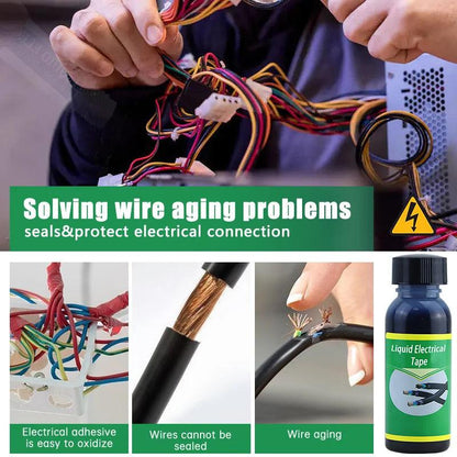 Waterproof Liquid Electrical Tape Insulation Sealant by HitMyNeed