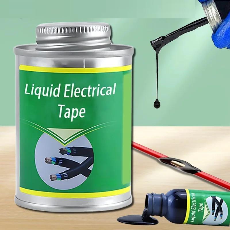 Waterproof Liquid Electrical Tape Insulation Sealant White 100ml by HitMyNeed