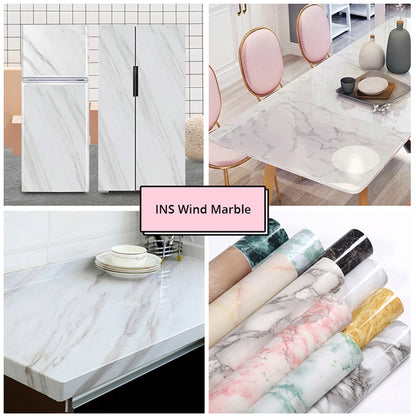 Waterproof Marble Kitchen Sticker 40 x 100cm by HitMyNeed