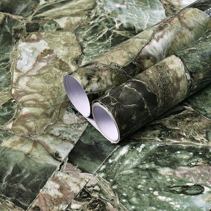 Waterproof Marble Kitchen Sticker 40 x 100cm gemstone-green by HitMyNeed
