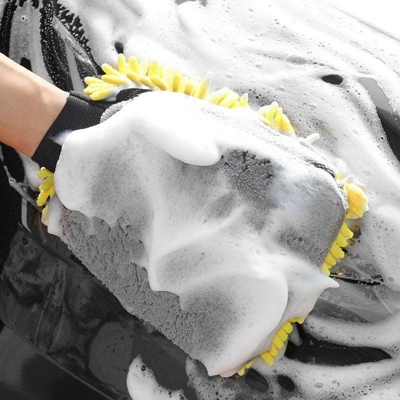 Waterproof Microfiber Car Wash Glove by HitMyNeed