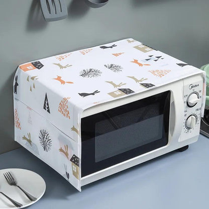 Waterproof Microwave Oven Cover with Side Pockets by HitMyNeed