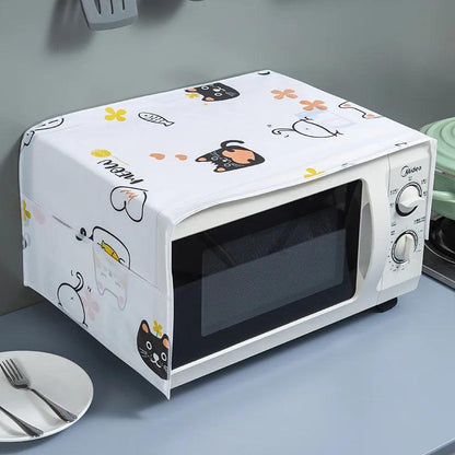 Waterproof Microwave Oven Cover with Side Pockets by HitMyNeed