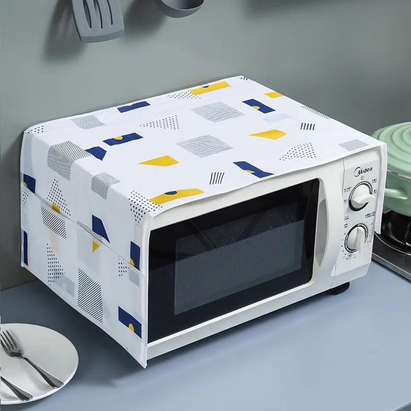 Waterproof Microwave Oven Cover with Side Pockets by HitMyNeed