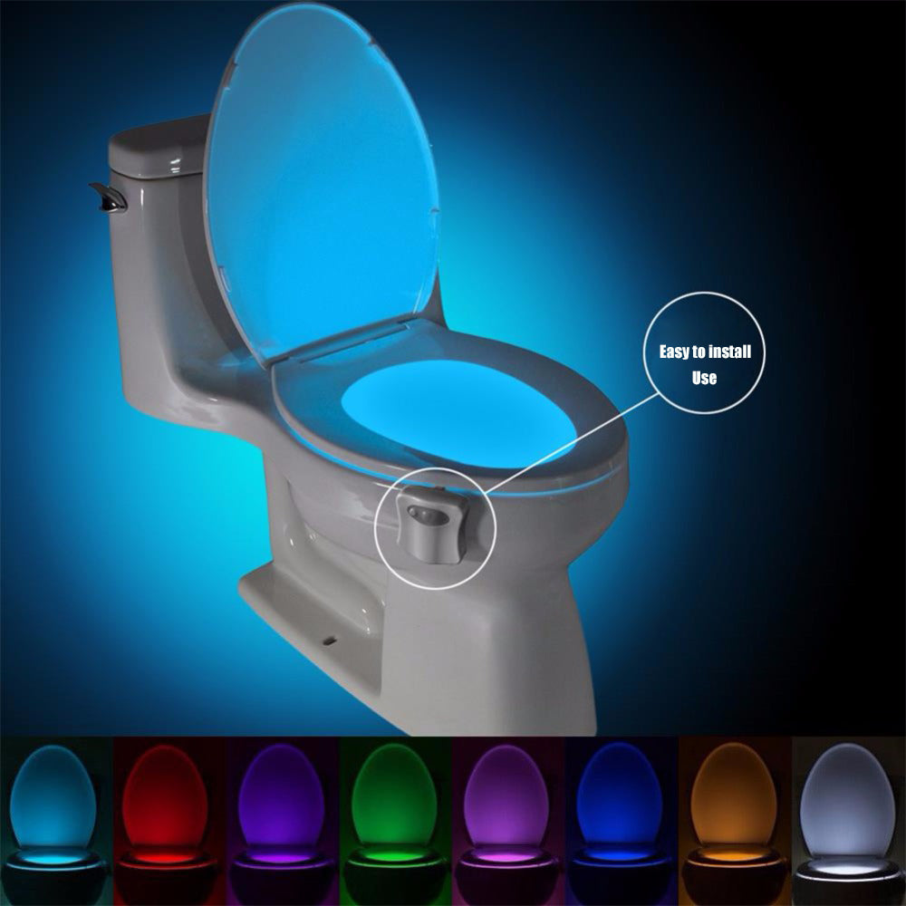 Waterproof Motion Sensor Toilet Night Light by HitMyNeed