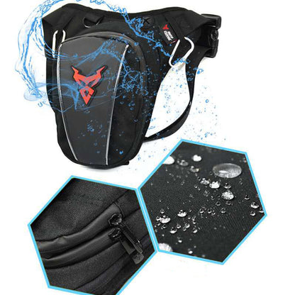 Waterproof Motorcycle Drop Leg Waist Bag by HitMyNeed
