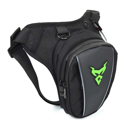 Waterproof Motorcycle Drop Leg Waist Bag green-remark by HitMyNeed
