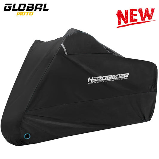Waterproof Motorcycle & Scooter Cover M-4XL, 8 Colors 4xl-for-2-3m-2-6m z002-black by HitMyNeed