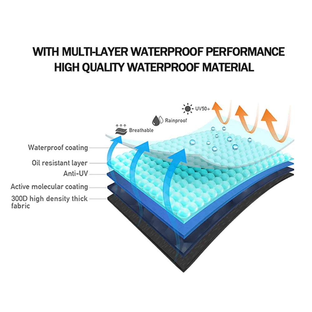 Waterproof Motorcycle & Scooter Cover M-4XL, 8 Colors by HitMyNeed