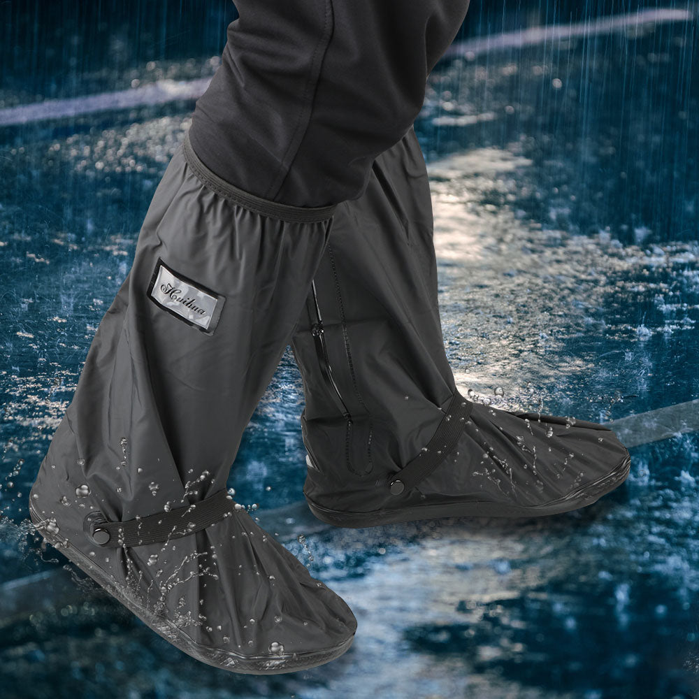 Waterproof Motorcycle Shoe Covers for Rain Riding by HitMyNeed