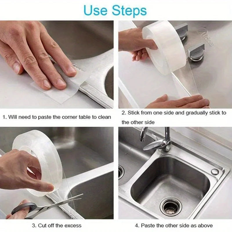 Waterproof Nano Sealing Tape for Kitchens & Pools by HitMyNeed