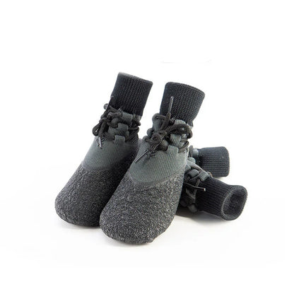 Waterproof Non-Slip Dog Shoes with Adjustable Straps by HitMyNeed