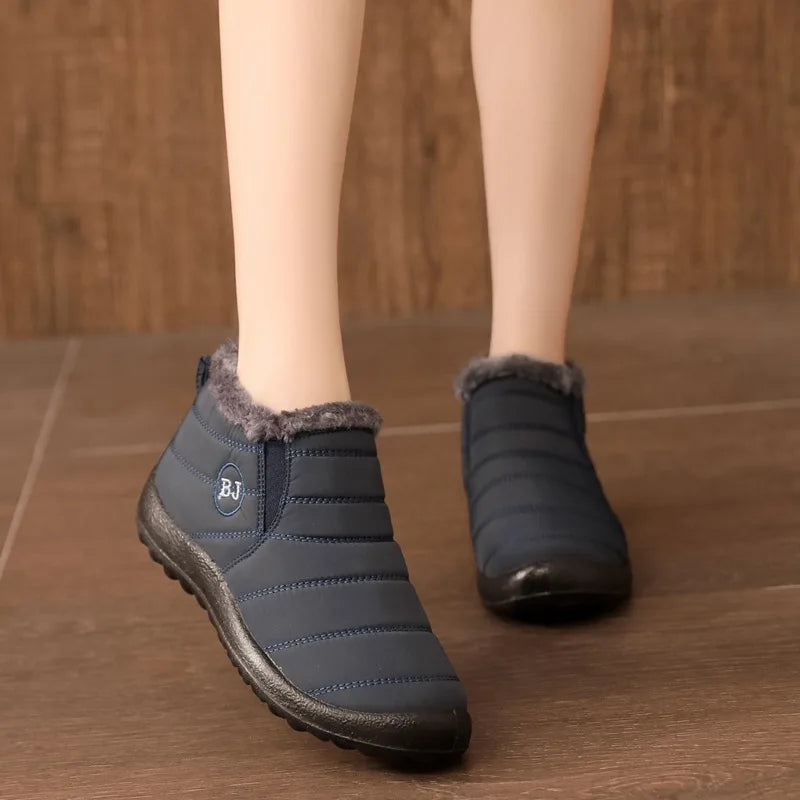 Waterproof Non-Slip Insulated Low Top Snow Hiking Shoes by HitMyNeed