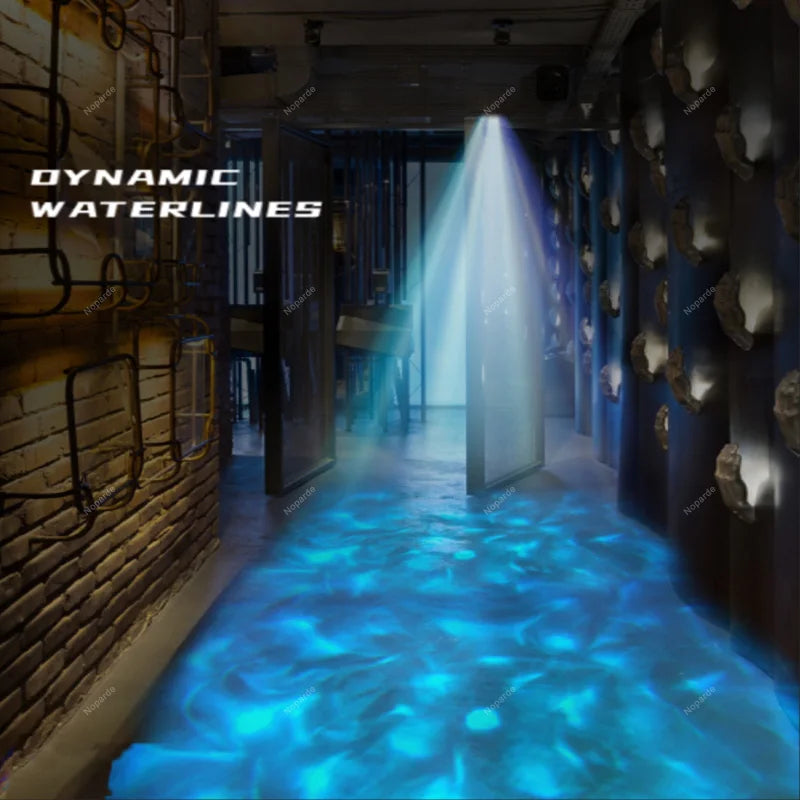 Waterproof Outdoor Ocean Wave Projector with Gobo by HitMyNeed