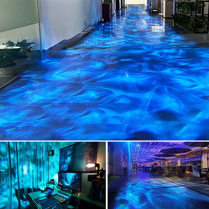 Waterproof Outdoor Ocean Wave Projector with Gobo by HitMyNeed