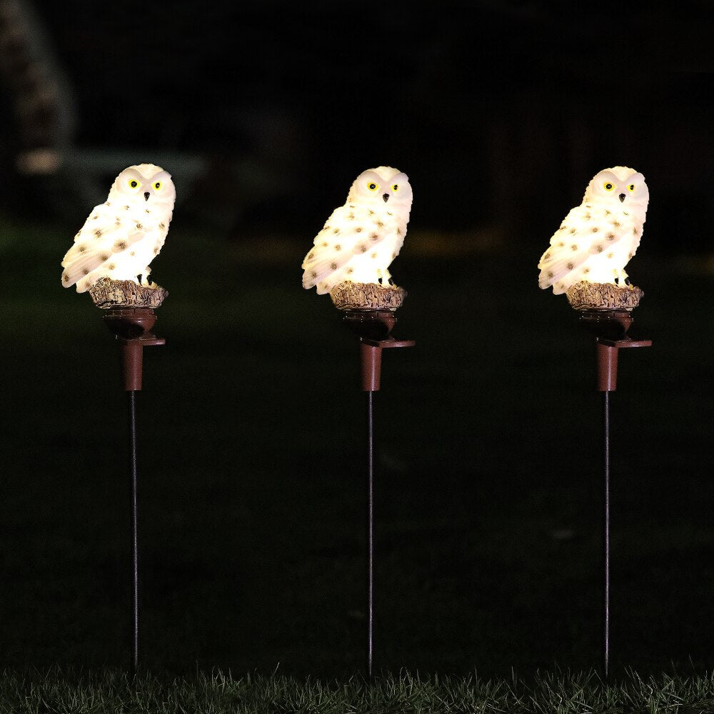 Waterproof Owl Solar Garden Lights (Set of 5) by HitMyNeed